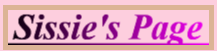 Sissie's Page