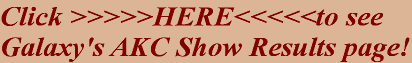 Galaxy's Show Results Page